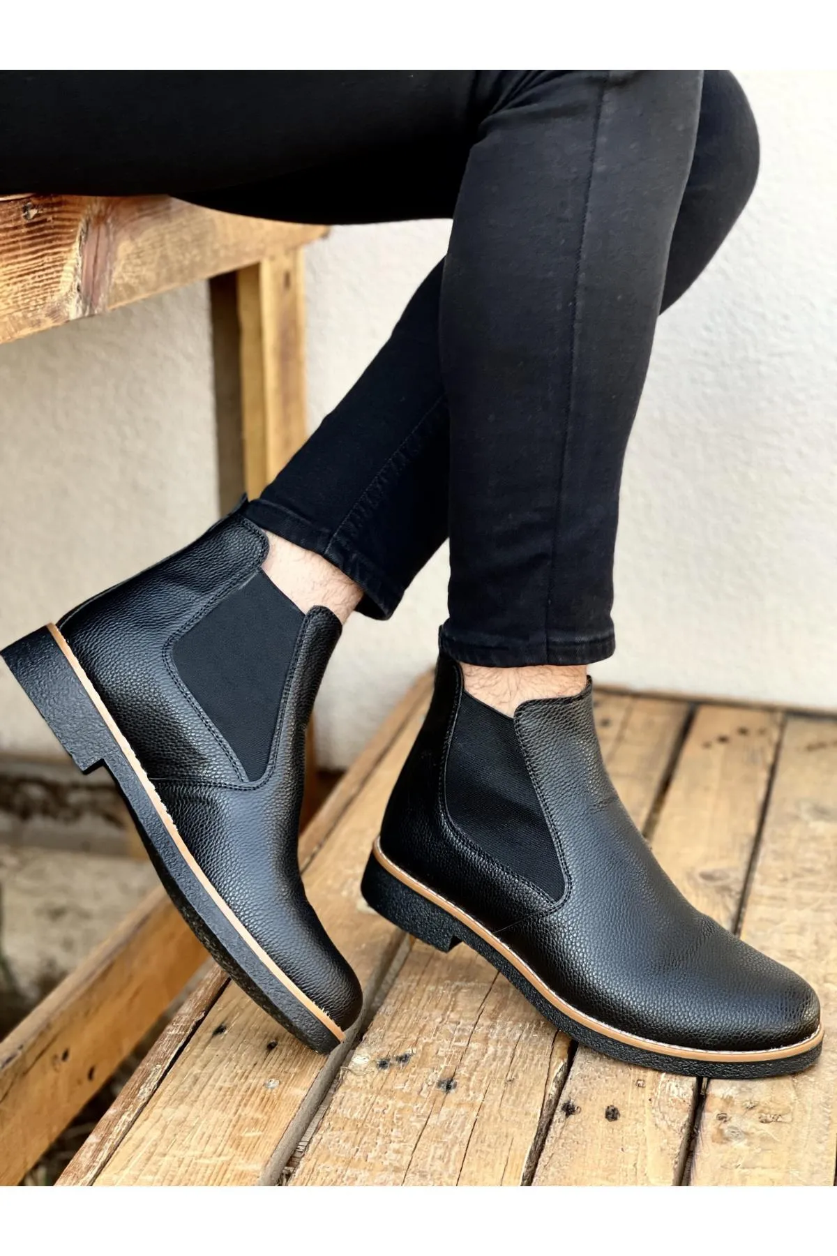MUGGO  Muleka Garantierte orthopädische Unisex-Chelsea-Stiefel