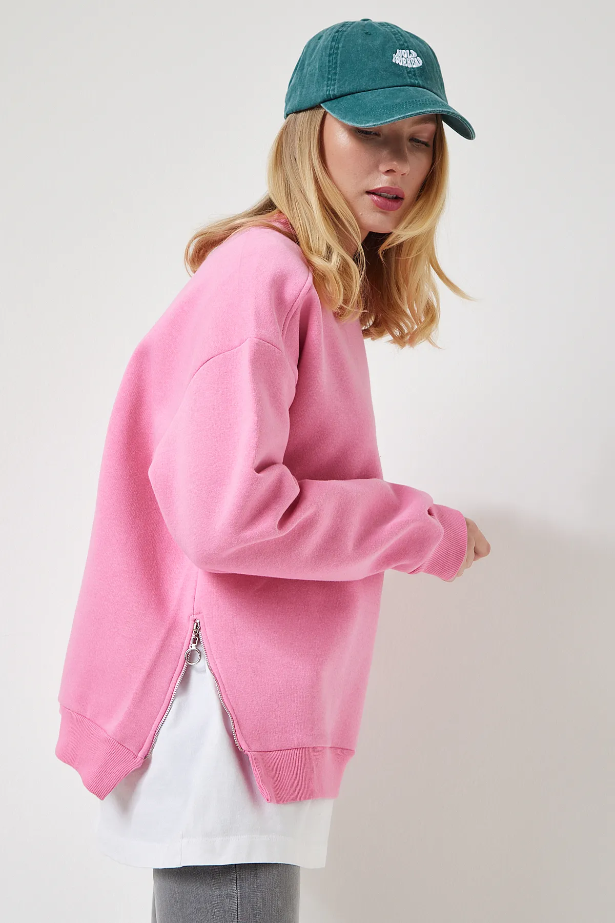 Happiness İstanbul  Sweatshirt - Dunkelblau - Regular Fit