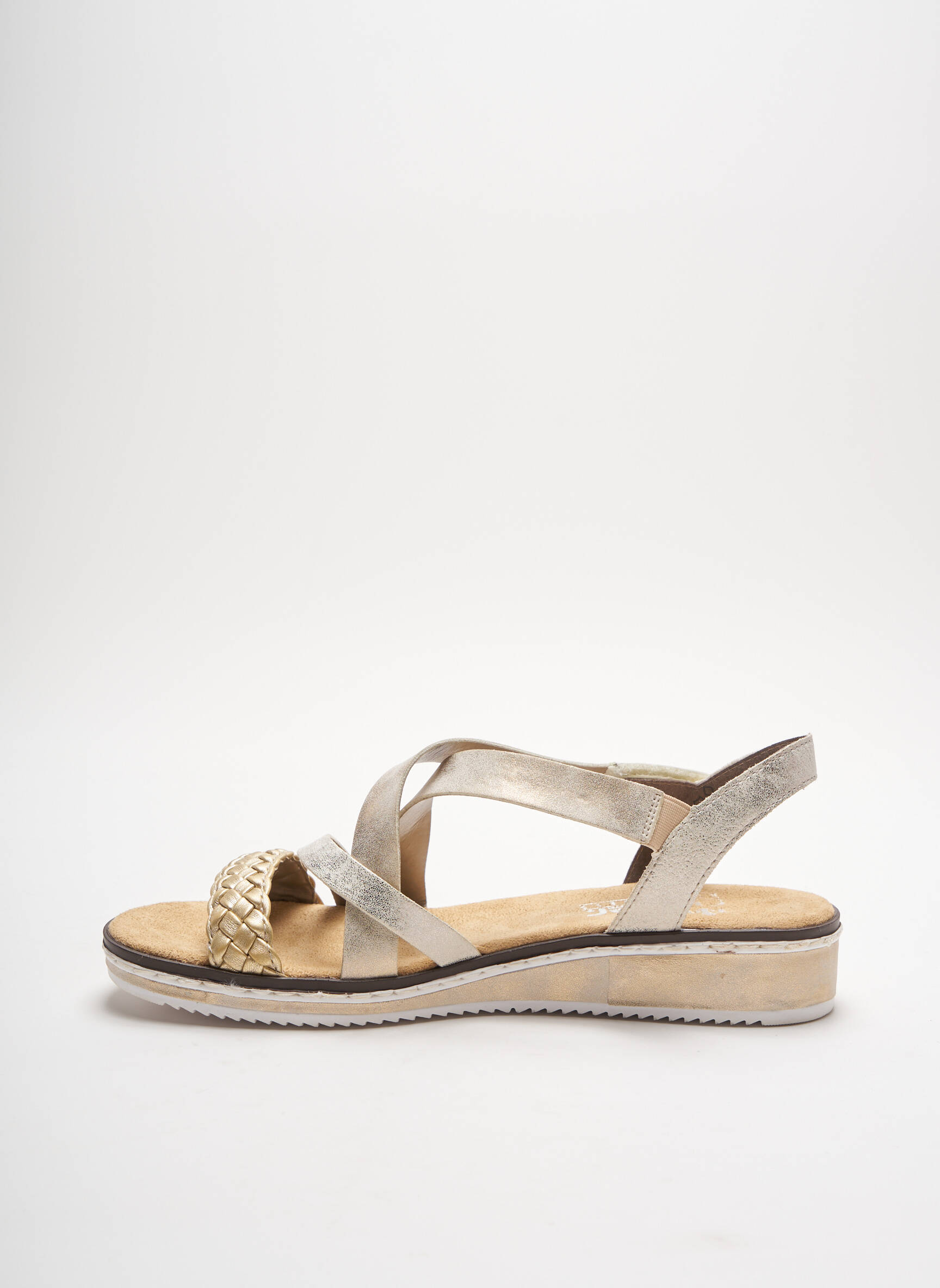 Rieker Sandales Nu Pieds Femme couleur beige