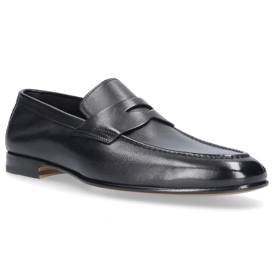 Santoni - Loafer 17511 Kalbsleder - schwarz