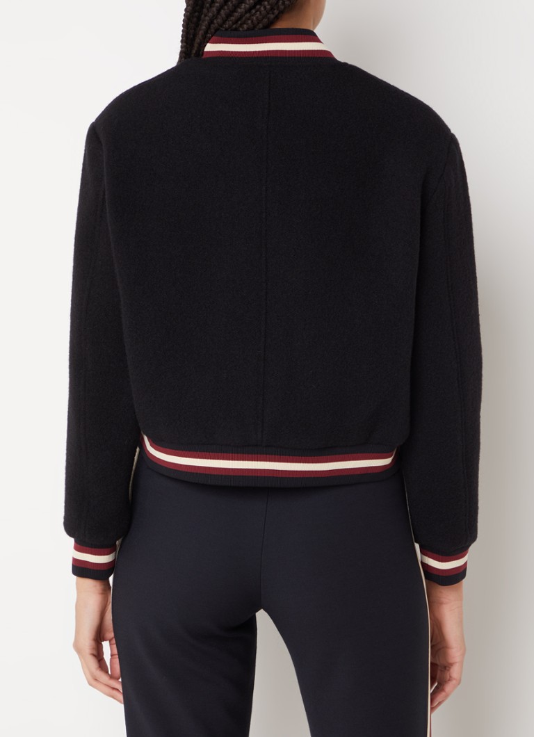 ba&sh Hugh wool bomber jacket with side pockets