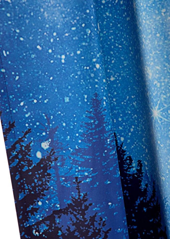 Verdunkelungsvorhang mit recycelter Polyester mit Druck (2er Pack)