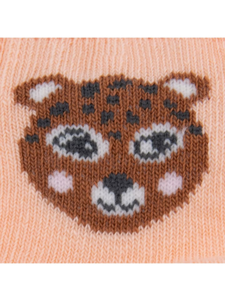 ewers 2er-Set Socken 2er Pack Leopard in beige mel.-apricot günstig kaufen
