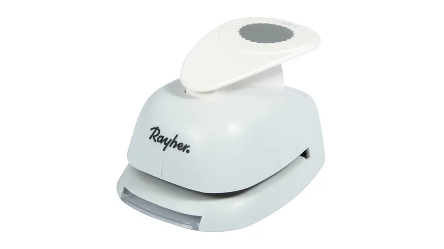 Rayher Motivstanzer rund mit Zierrand 3,16cm ø