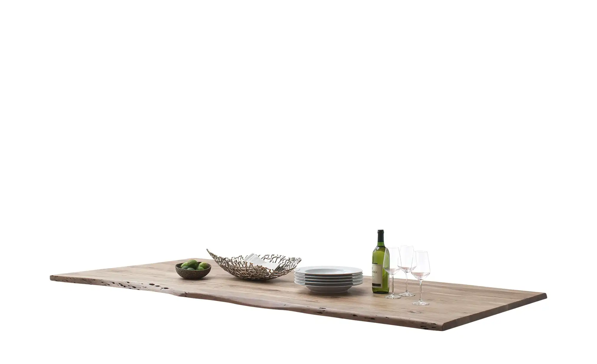 Dine   Mine Tischplatte mit Baumkante SigNature One