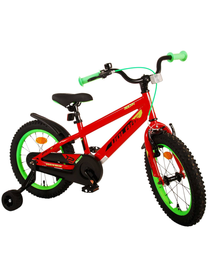 Volare Kinderfahrrad Rocky Fahrrad für Jungen 16 Zoll Kinderrad in Rot 4 Jahre günstig kaufen onesize