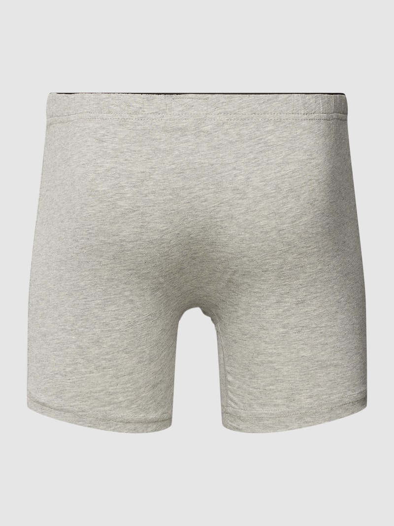 Trunks mit Label-Detail Modell 'LASTIC' im 2er-Pack in mittelgrau meliert