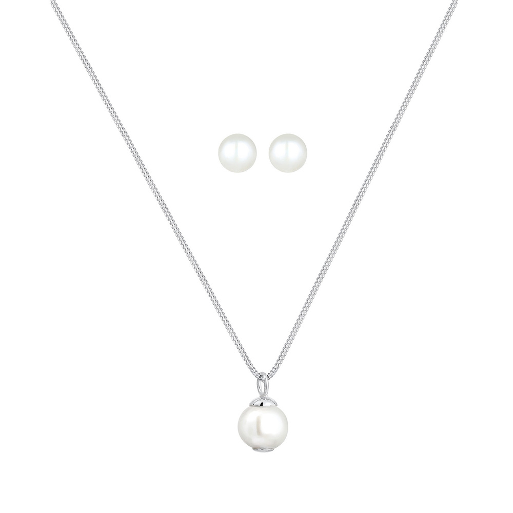 Elli Elli Ensemble de Bijoux Femmes Classique Elégant Set clous d'oreilles Elegant ave Bijoux