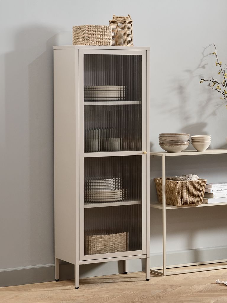 Console VIRUM 26x80 avec étagère, beige