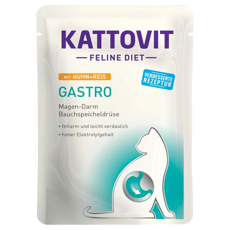 Kattovit Gastro Nassfutter Pouch 24 x 85 g