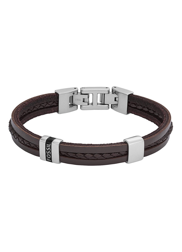 Fossil Leather Bracelet JF04133040