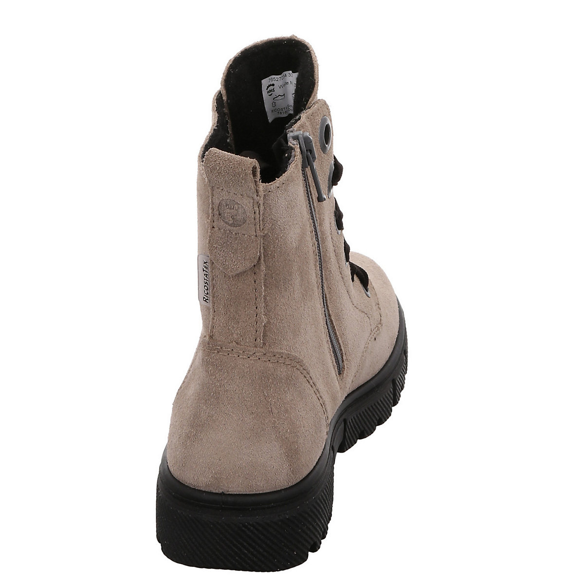 Mädchen Stiefel Schuhe Suri Schnürboots Kinderschuhe Veloursleder uni Halbschuhe