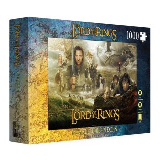 Herr der Ringe Puzzle Poster (1000 Teile)