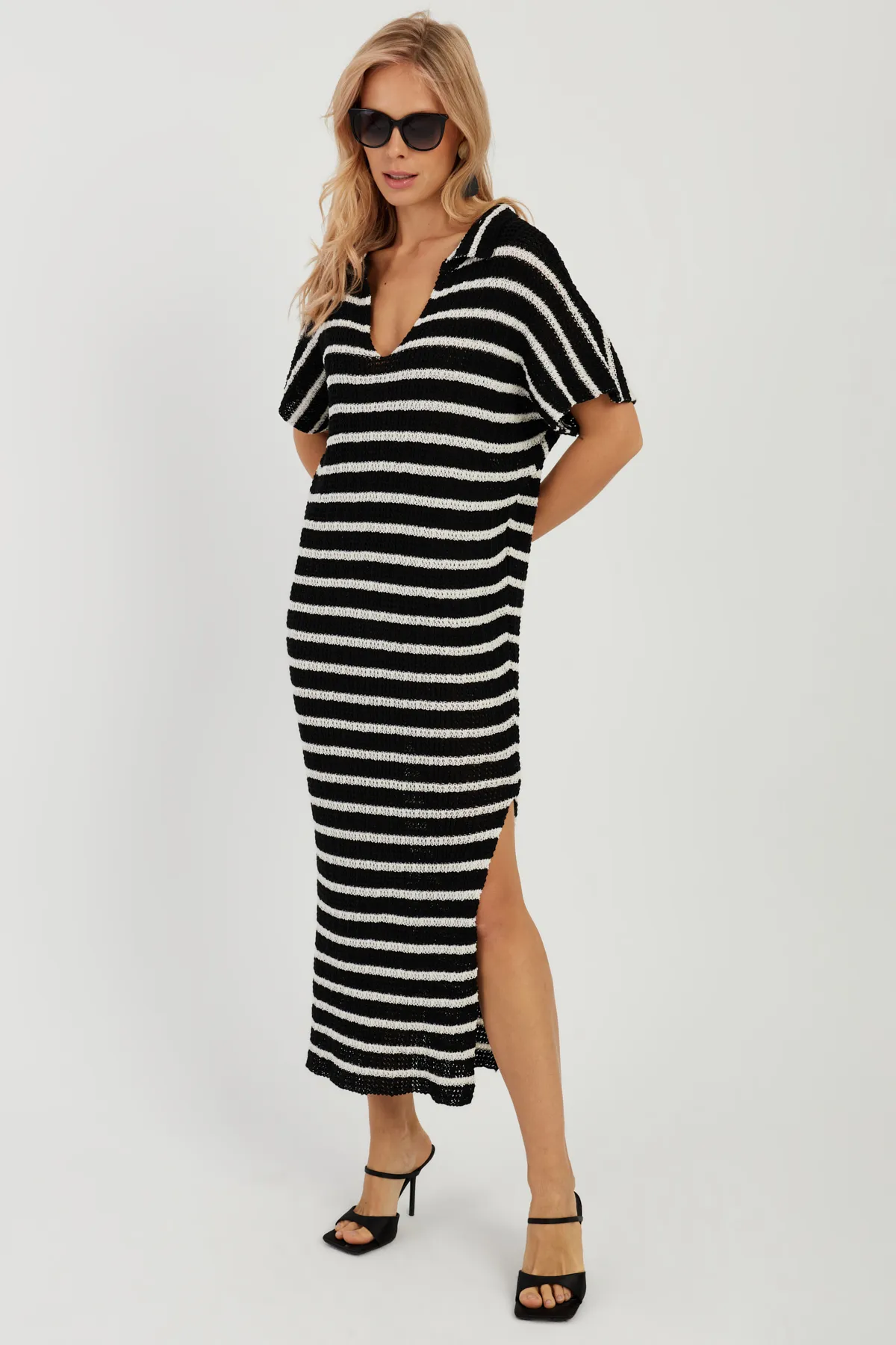 Cool & Sexy  Kleid - Schwarz - A-Linie