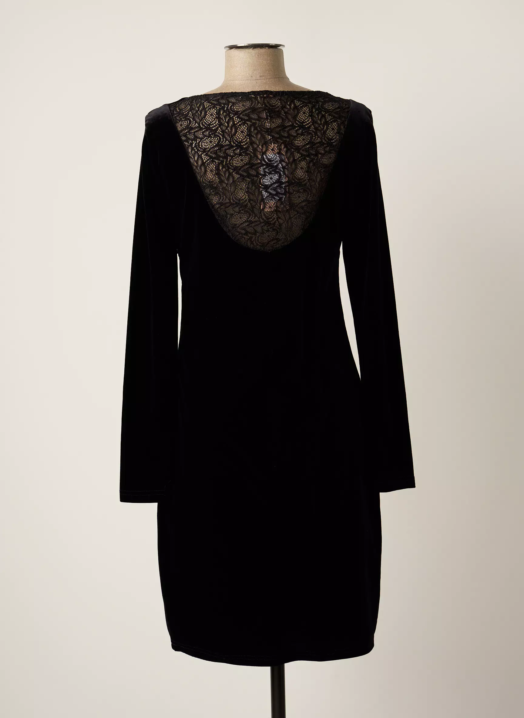 Esqualo Robes Mi Longues Femme couleur noir