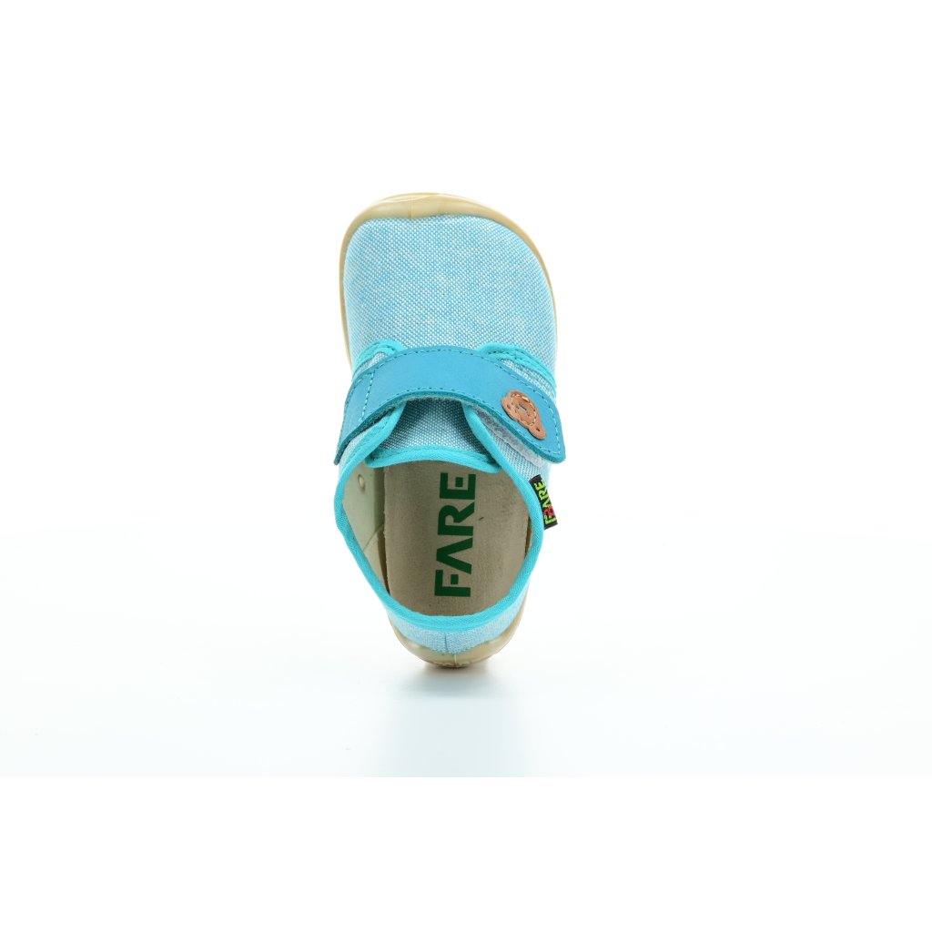 Fare 5011432 türkis Mid Cut Canvas Barfußschuhe (bare)
