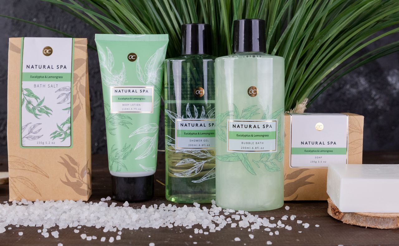 accentra Badeset NATURAL SPA in Seegraskorb