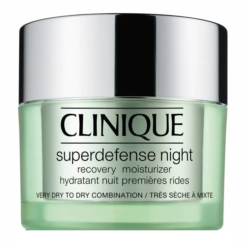 CLINIQUE Superdefense Night Recovery Κρέμα Προσώπου Νύχτας για Τύπο Δέρματος 1/2 50ml