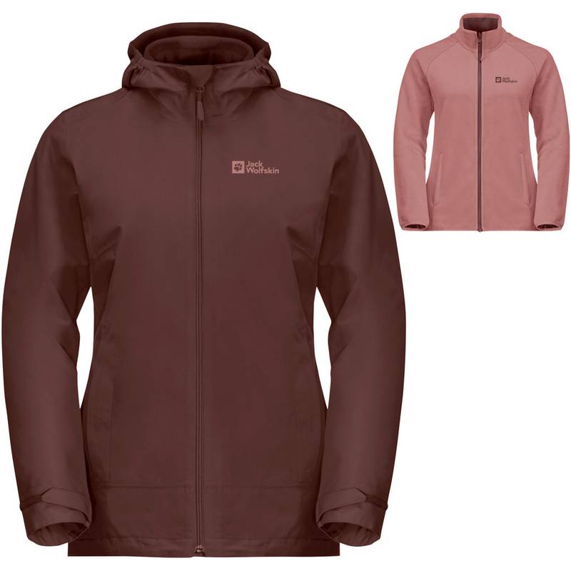 Jack Wolfskin MOONRISE 3IN1 Doppeljacke Damen