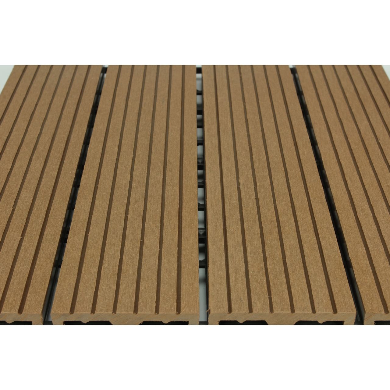 TOP MULTI WPC Fliesen 30 x 30cm braun Standard 1 m²