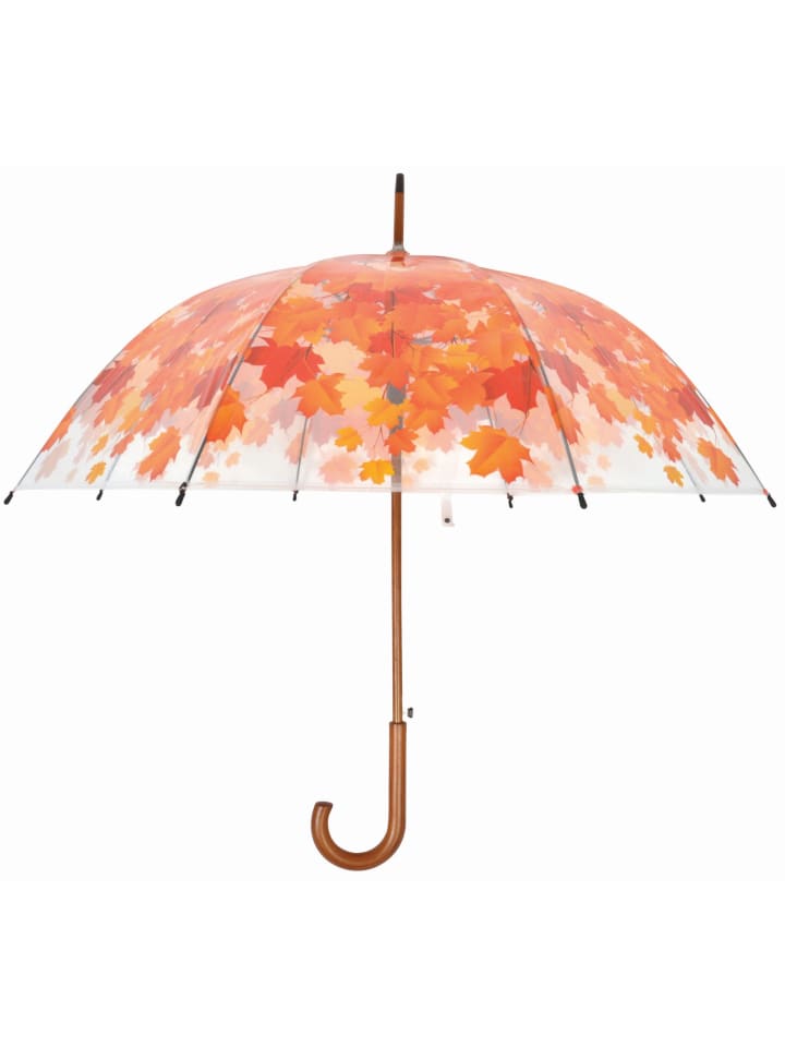 Esschert Design Stockregenschirm in Braun/Orange/Rot günstig kaufen onesize