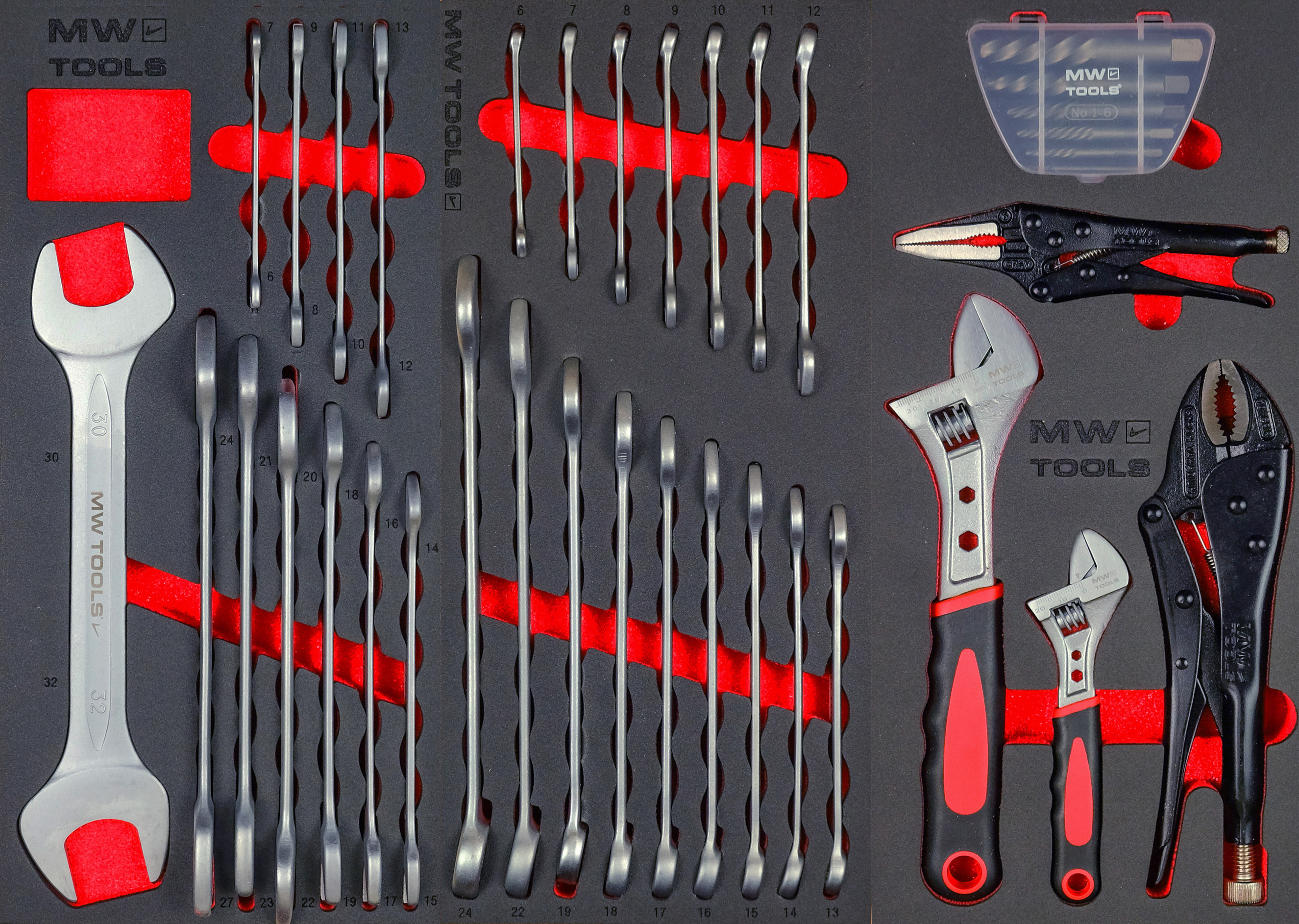Metal Works 855006769 MWE512G4B Punjena široka kolica za alat Crna XL 514-dijelna