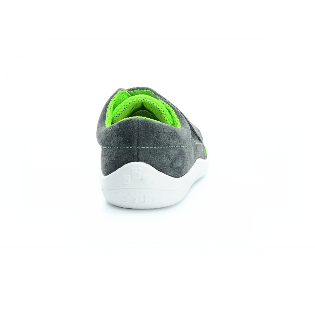 Beda Lime Barfußsneakers (BF 0001/SK/1W Mesh mit Leder)