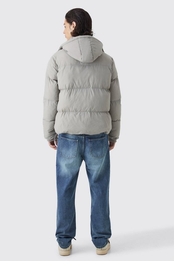 Kastiger Parka mit Utility-Taschen