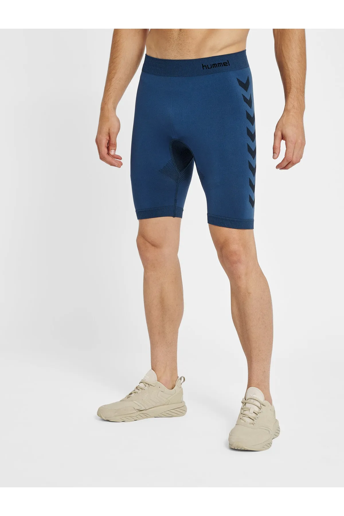 hummel  Kurze Sporthose - Blau - Mittlerer Bund