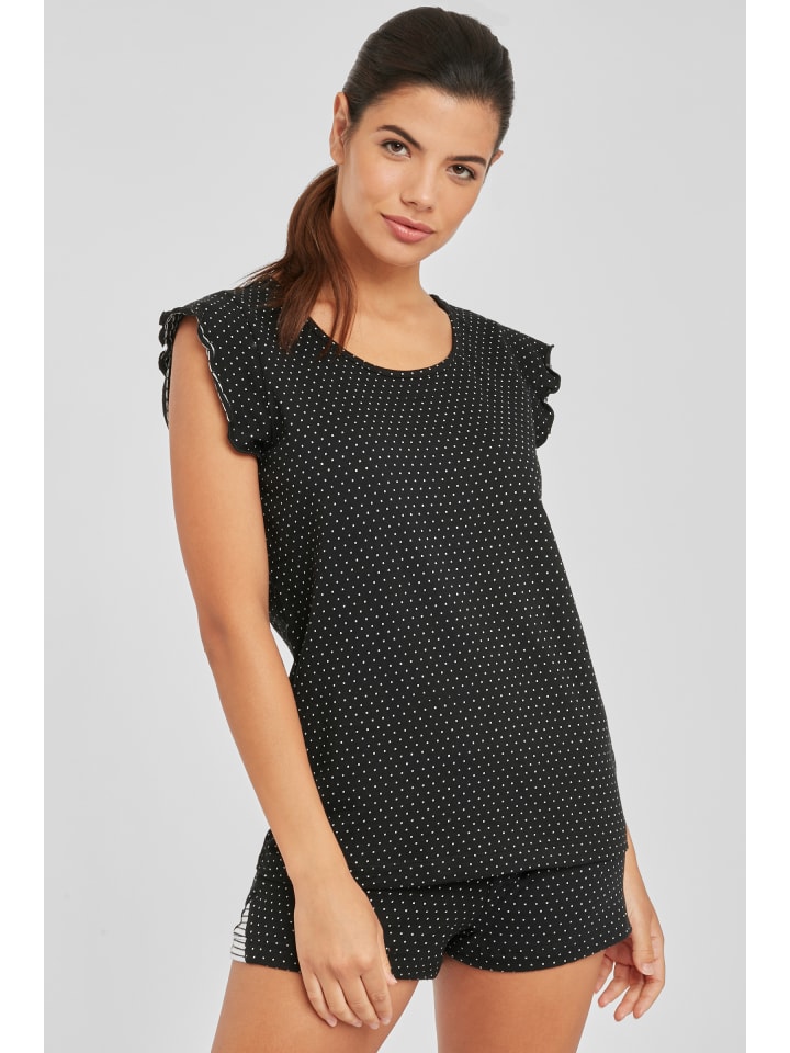VIVANCE DREAMS Shorty in schwarz-gepunktet günstig kaufen