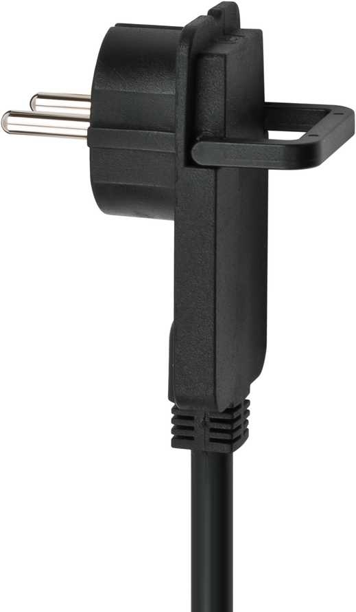 Brennenstuhl 1153100100 Comfort-Line Plus-strømskinne med flatplugg 4-veis svart 2m H05VV-F 3G1.5