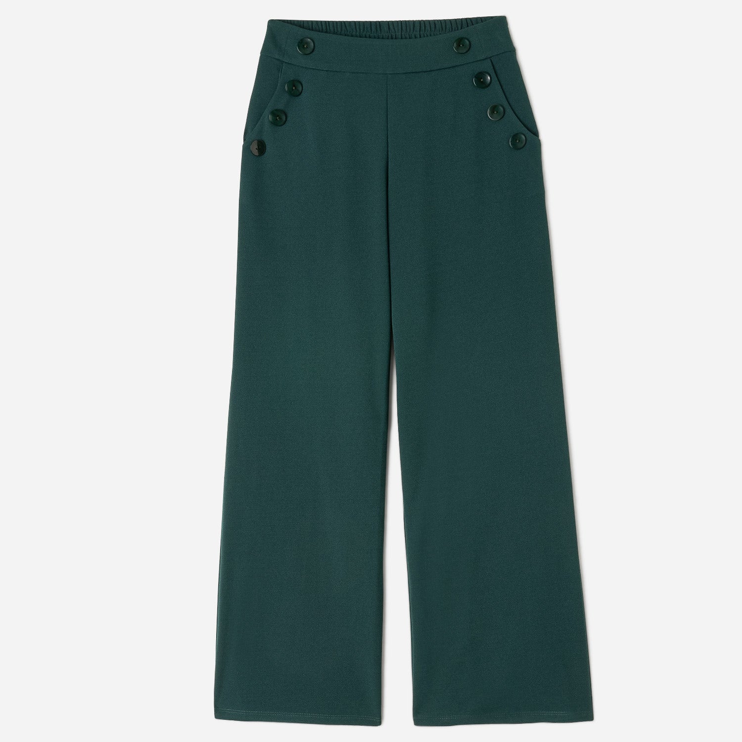 Pantalon large TEXTO vert foncé
