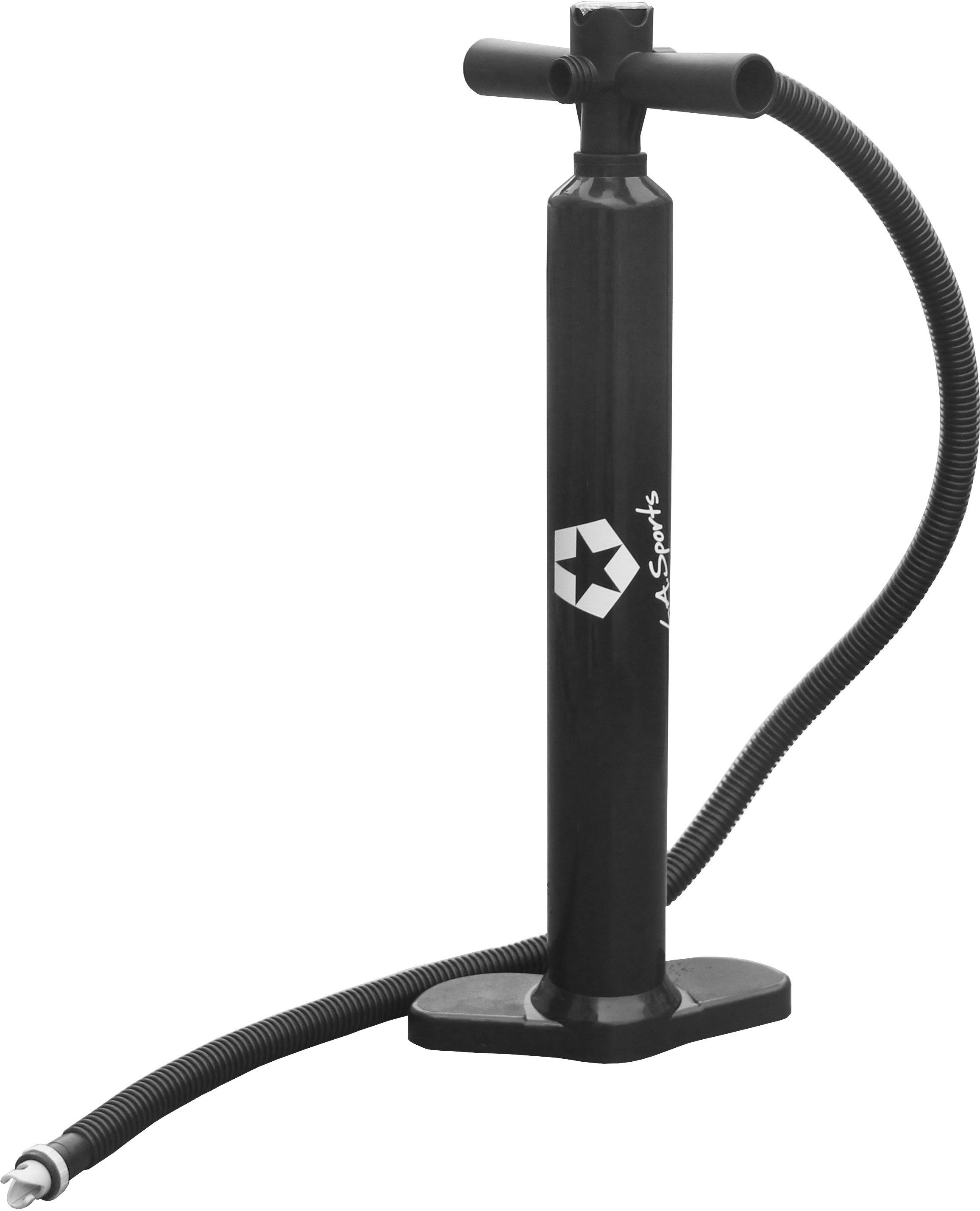 L.A. Sports Inflatable SUP-Board Devil, (Set, 6 tlg., mit Paddel, Pumpe und Transportrucksack)