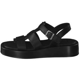 PX Plateau Sandale in schwarz