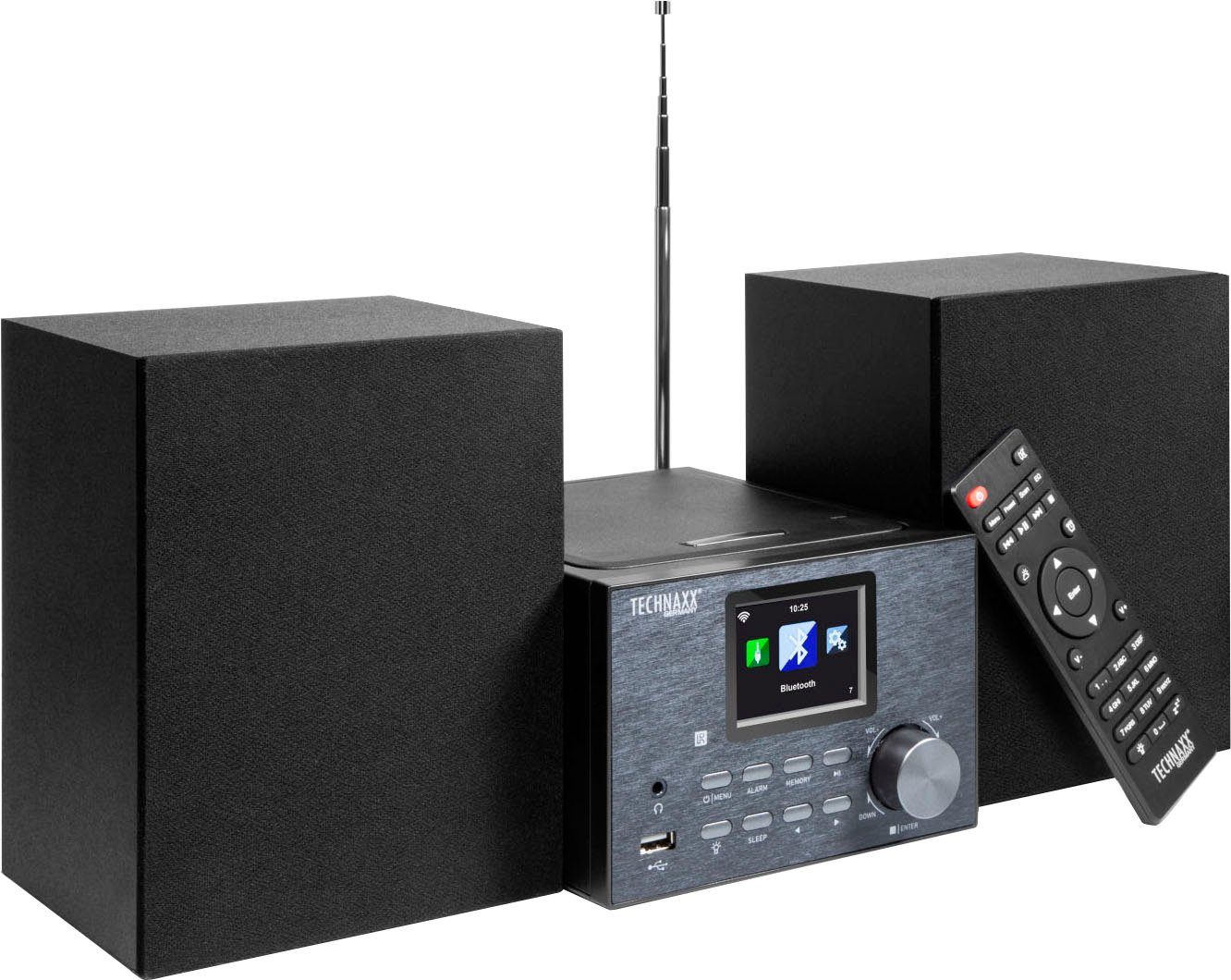 Technaxx TX-178 Internet- Stereoanlage (Digitalradio (DAB), FM-Tuner, Internetradio, 20 W)