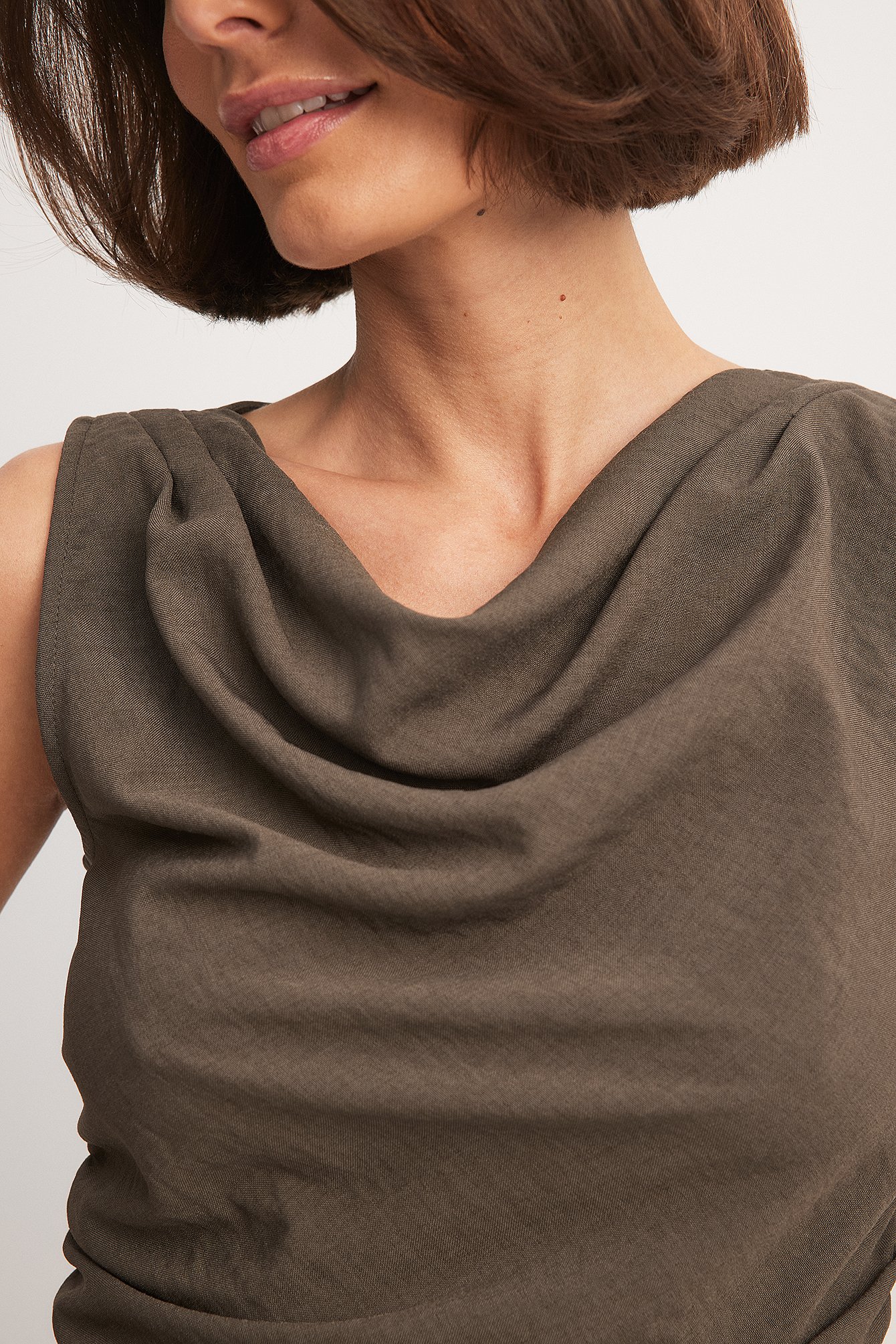 Top mit Faltendetail