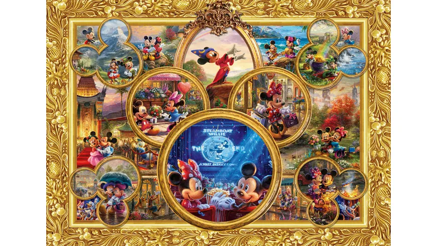 Schmidt Spiele - Thomas Kinkade, , Mickey & Minnie, Dream Collage II, 2.000 Teile Puzzle
