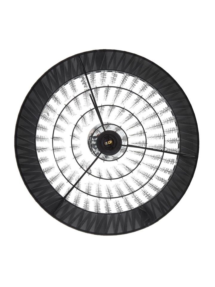 relaxdays Stehlampe in Schwarz/ Silber - (H)150 x Ø 37,5 cm günstig kaufen onesize