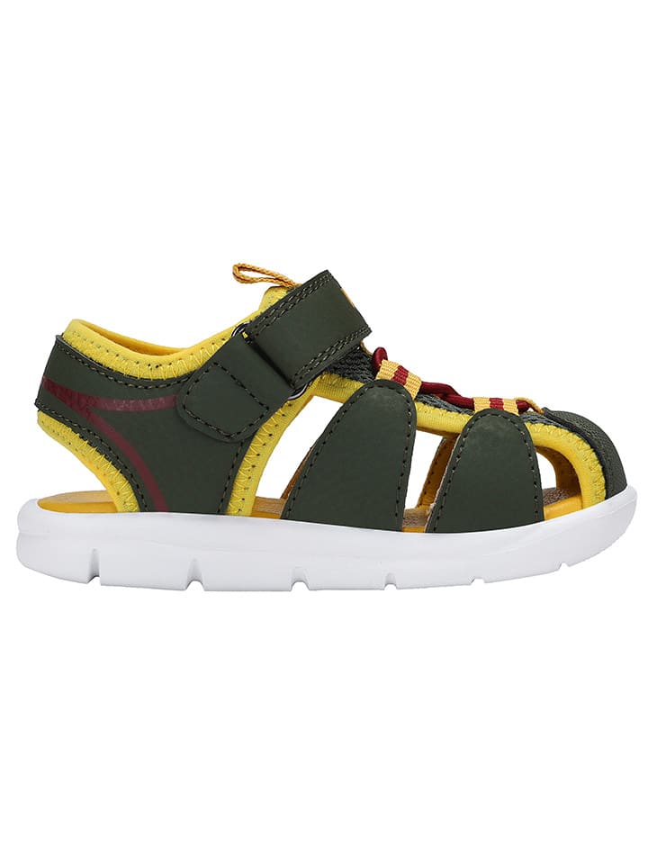 Kangaroos Halbsandalen in Khaki/Gelb günstig kaufen