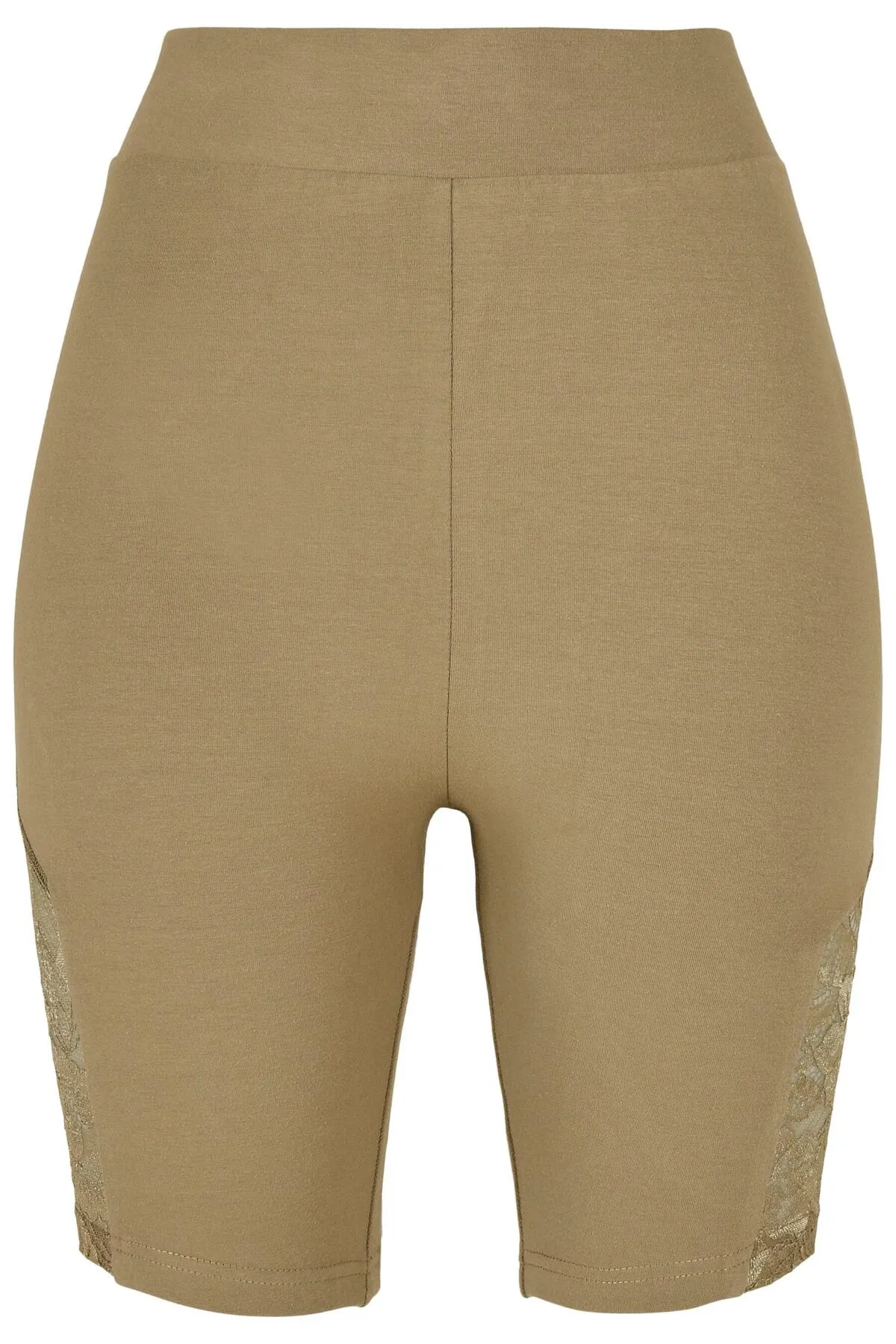 Urban Classics  Kurze Sporthose - Khaki - Hoher Bund