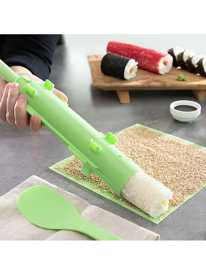 InnovaGoods 3tlg. Sushi-Set in Grün günstig kaufen onesize