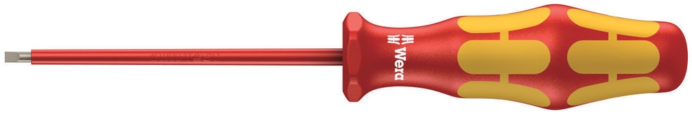 Tournevis plat isolé Wera 05006100001 160 i VDE, 0,4 x 2,5 x 80 mm