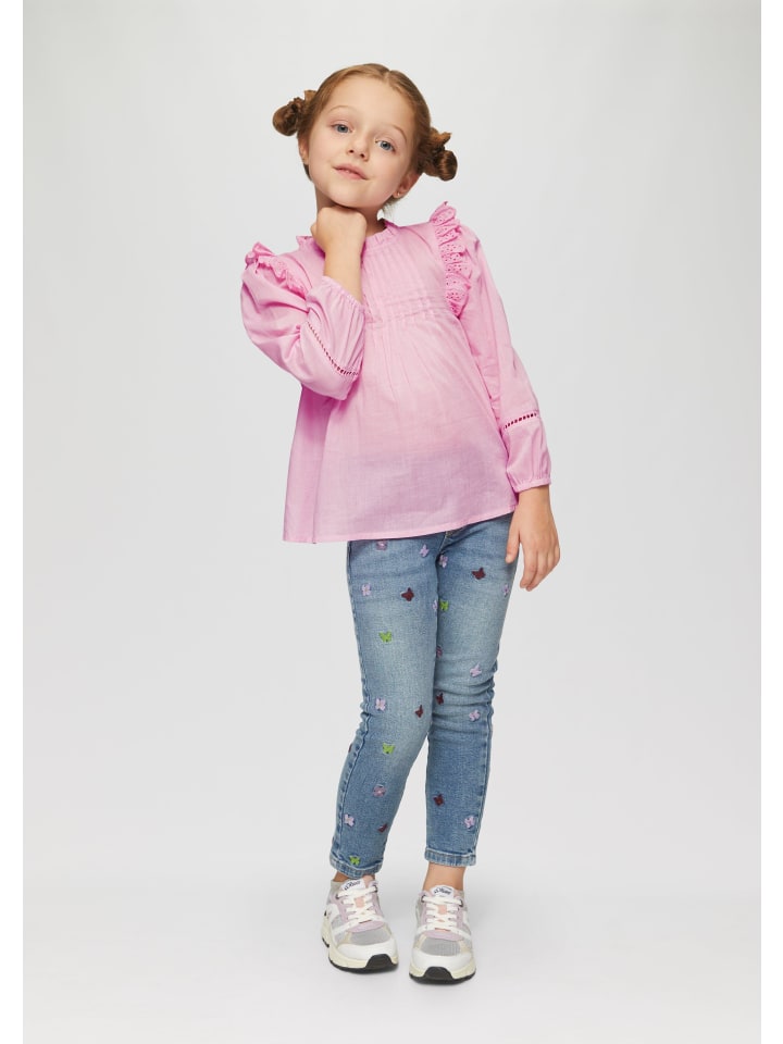 s.Oliver Bluse langarm in Pink günstig kaufen