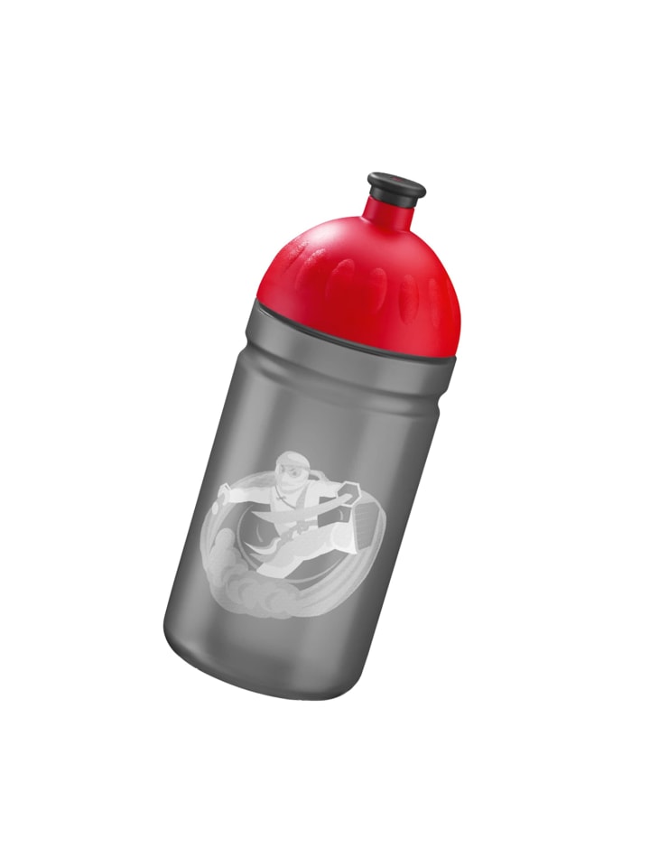 Step by Step Trinkflasche, 0,5 l, für Kindergarten und Schule in Ninja Yuma, Schwarz günstig kaufen 18,5 cm
