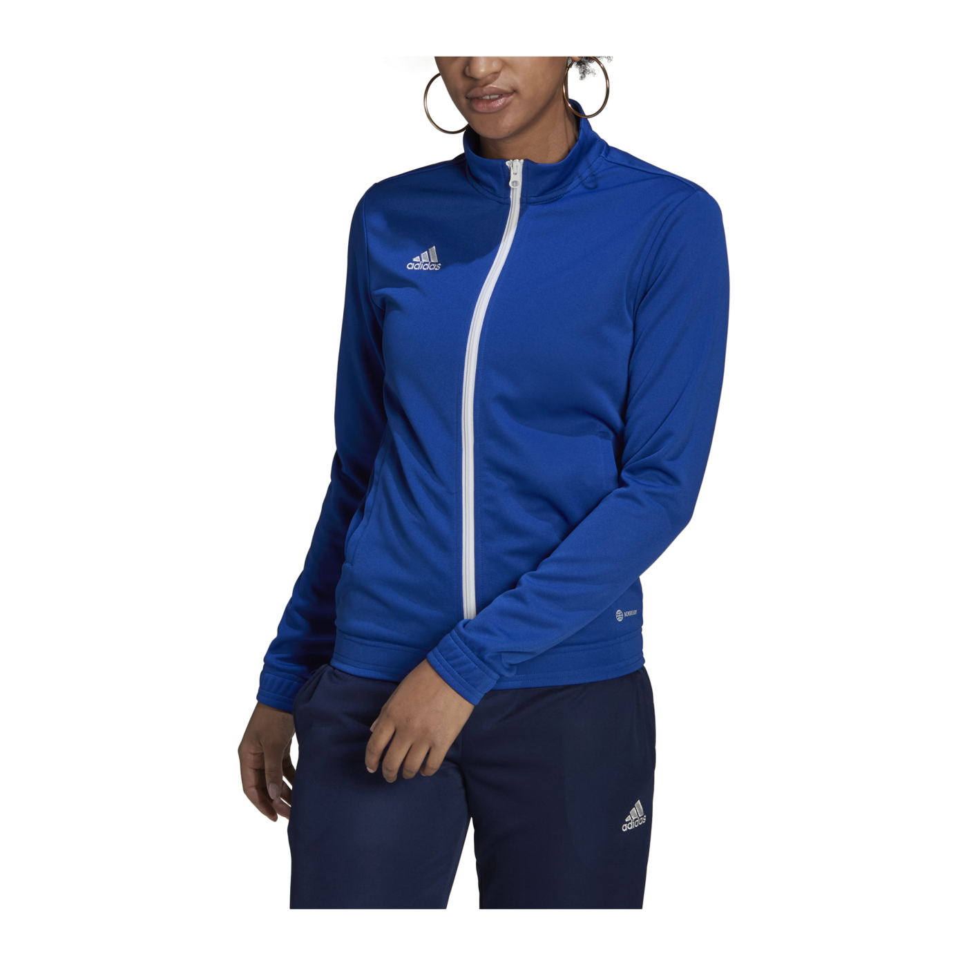 adidas Entrada 22 TK Trainingsjacke Damen Blau