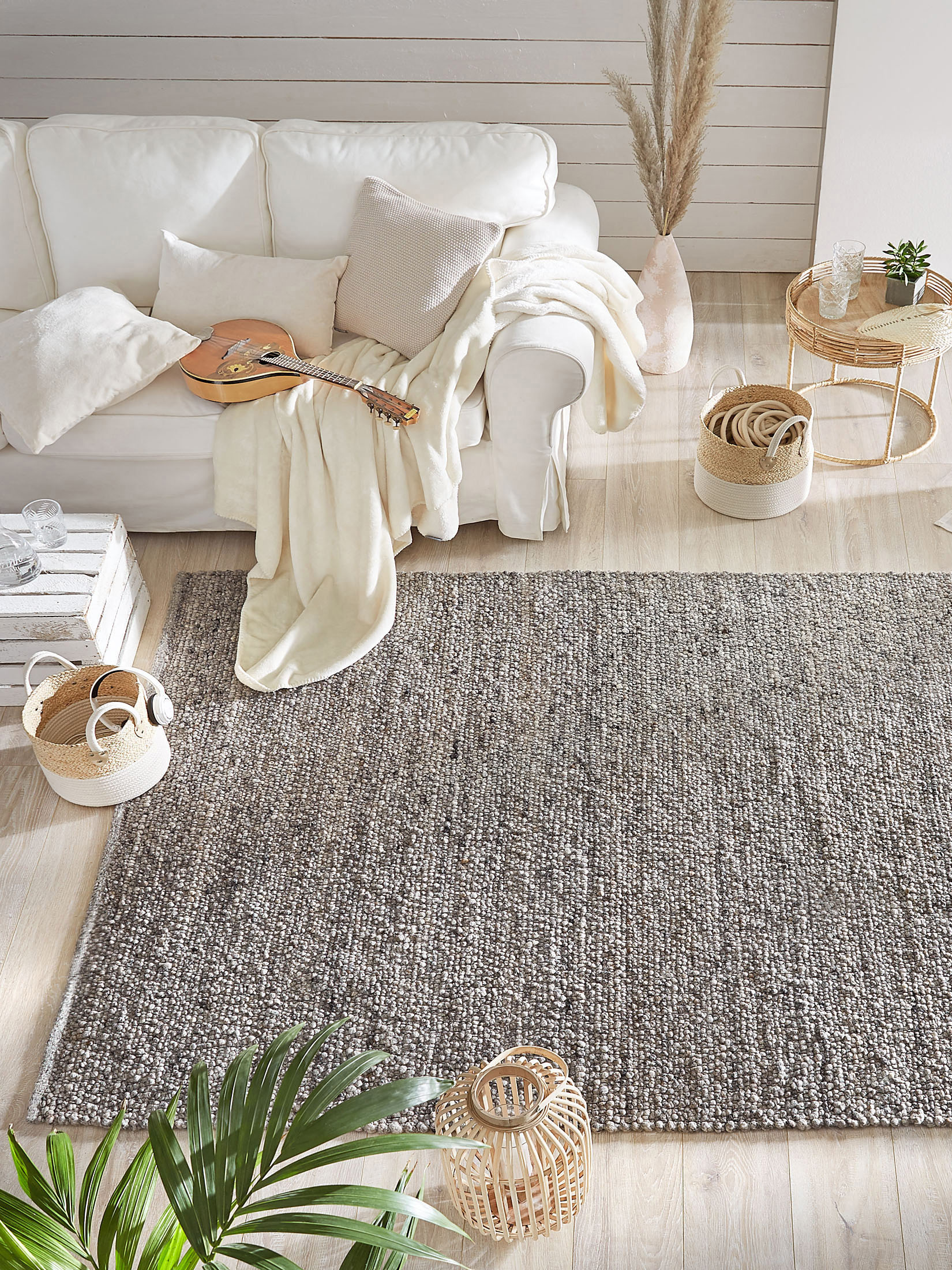 Hillsand Woll-Teppich, Loft Grey