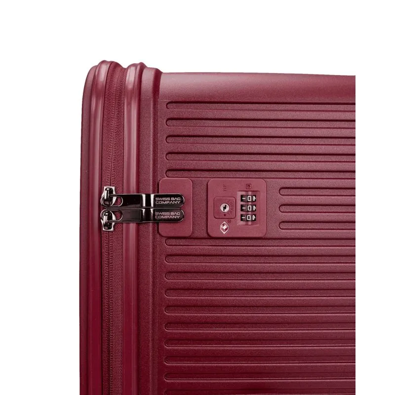 Swiss Bags Magna Trolley L (78 cm) - Pinot Red