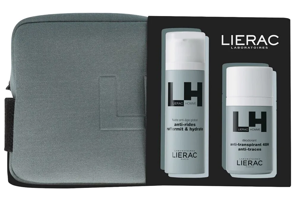 Lierac Homme Αντιγηραντικό υγρό + αποσμητικό σετ δερμοκαλλυντικών