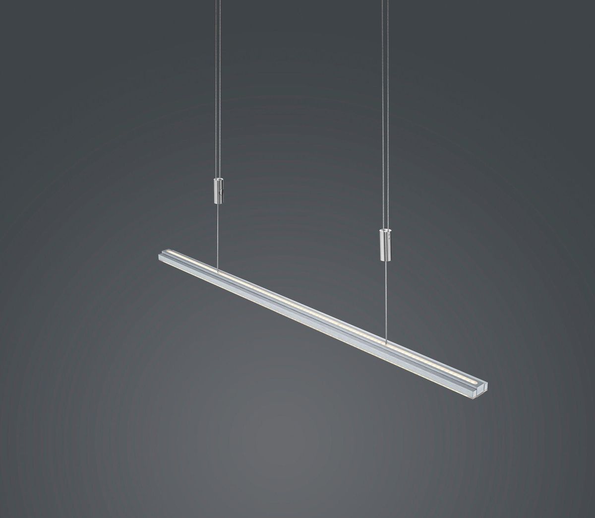 Bankamp LED Pendelleuchte Lightline II up down Nickel