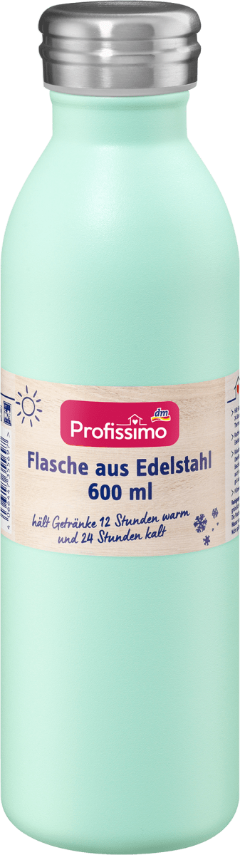 Flasche aus Edelstahl 600ml mint, 1 St